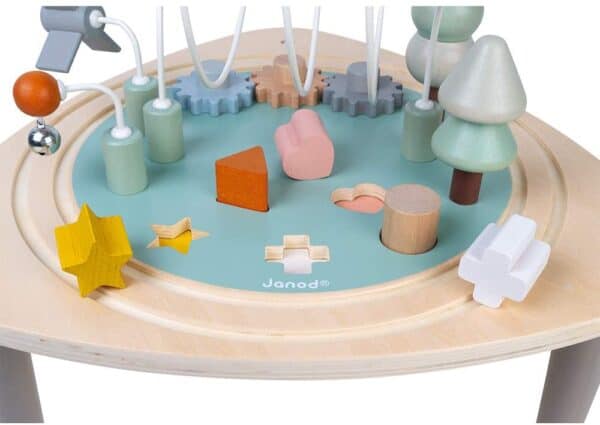 Ibiza speelgoed huren houten activiteitentafel peuter