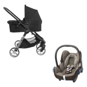 baby carrier and stroller with bassinet package